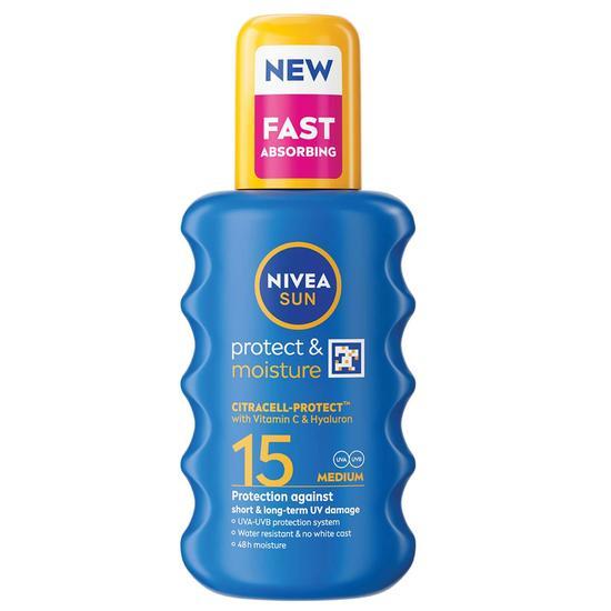 Nivea Sun Protect & Moisture Medium Spray 15 SPF