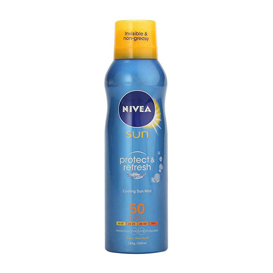 Nivea Protect Refresh Invisible Cooling Spray SPF50 200m