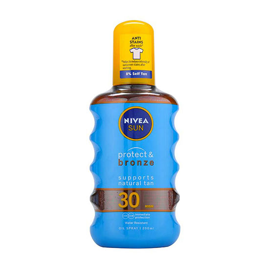 Nivea Tan Activating Sun Cream Oil SPF30 200ml
