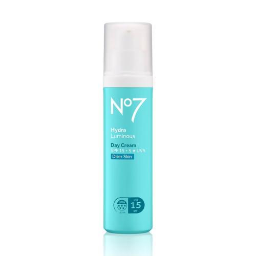 No7 Hydraluminous Day Cream For Drier Skin SPF 15 50ml