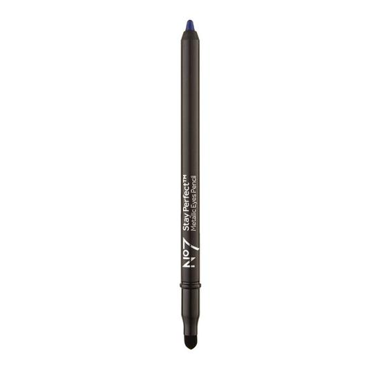 No7 Stay Perfect Metallic Eyes Pencil Blue