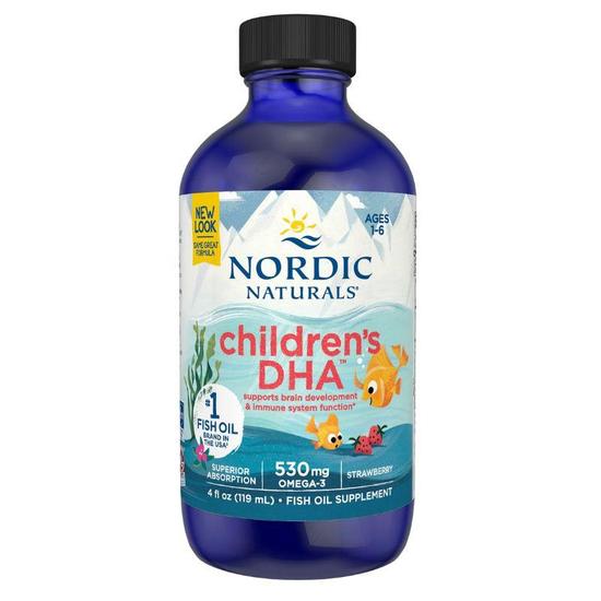 Nordic Naturals Children's DHA 530mg Omega-3 Strawberry