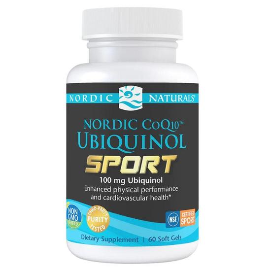 Nordic Naturals Nordic CoQ10 Ubiquinol Sport 100mg Softgels 60 Softgels