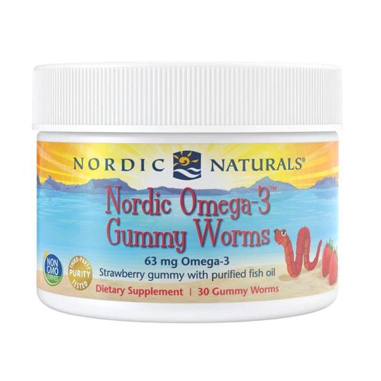 Nordic Naturals Nordic Omega-3 Strawberry 63mg Gummies 30 Gummies