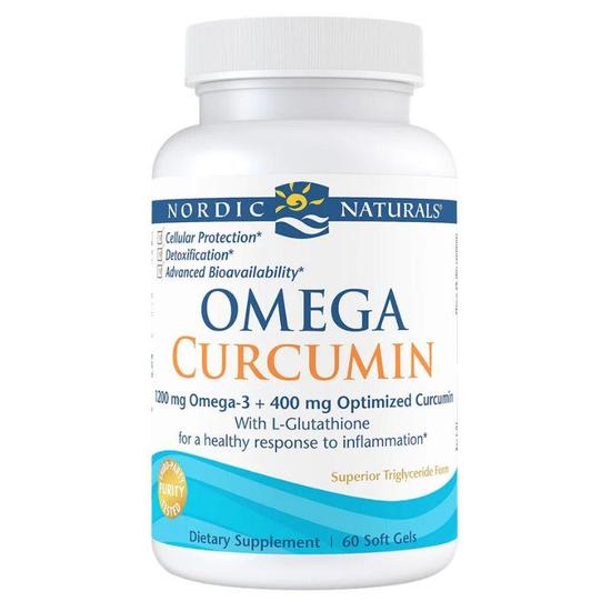 Nordic Naturals Omega Curcumin 1200mg Softgels 60 Softgels