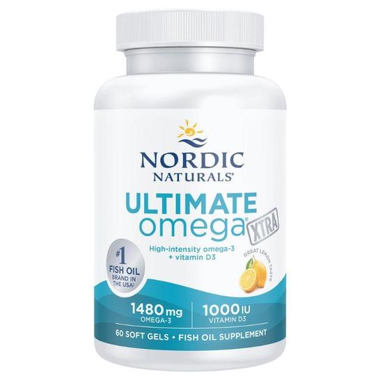 Nordic Naturals Ultimate Omega Xtra 1480mg Lemon Softgels 60 Softgels