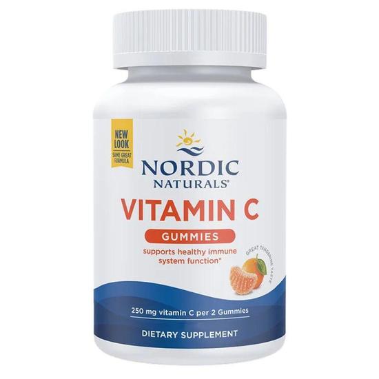 Nordic Naturals Vitamin C 250mg Tangerine Gummies 120 Gummies