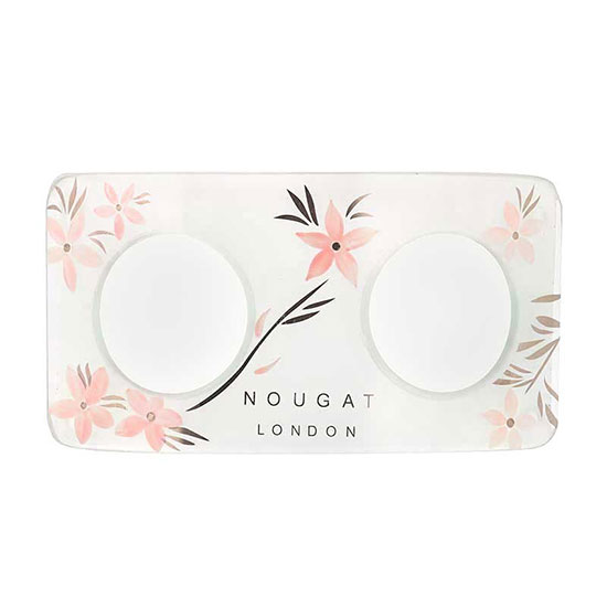 Nougat London Elegant Glass Arc Flowers Pink