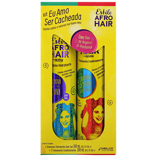 Novex AfroHair Style Shampoo & Conditioner 300ml