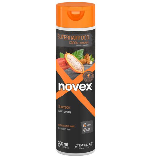 Novex SuperHairFood Cocoa & Almonds Shampoo 300ml