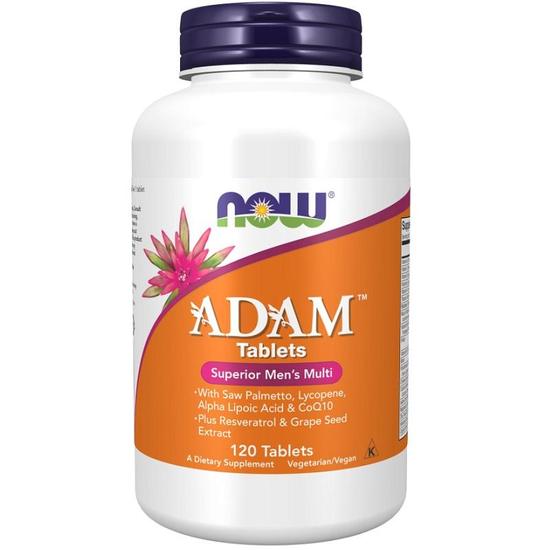 NOW Foods ADAM Multi-Vitamin For Men Tablets
