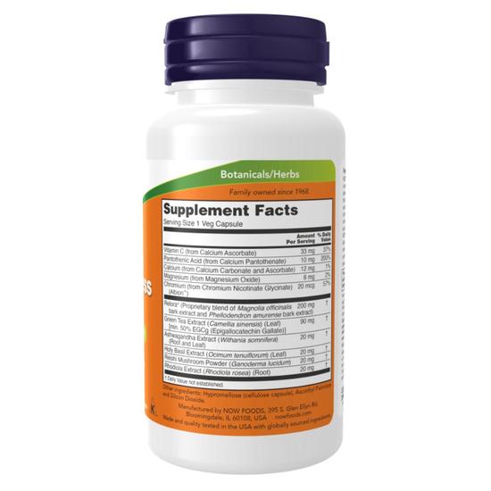 NOW Foods Adrenal Stress Support Capsules 90 Capsules