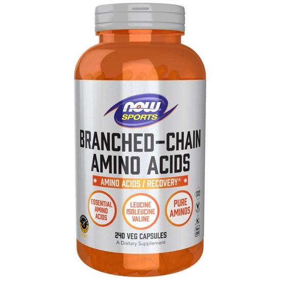 NOW Foods BCAA Branched Chain Amino Acids Capsules 240 Capsules