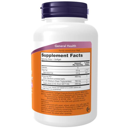 NOW Foods Berberine Glucose Support Softgels