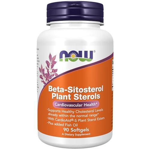 NOW Foods Beta-Sitosterol Plant Sterols With CardioAid-S Plant Sterol Esters & Added Fish Oil