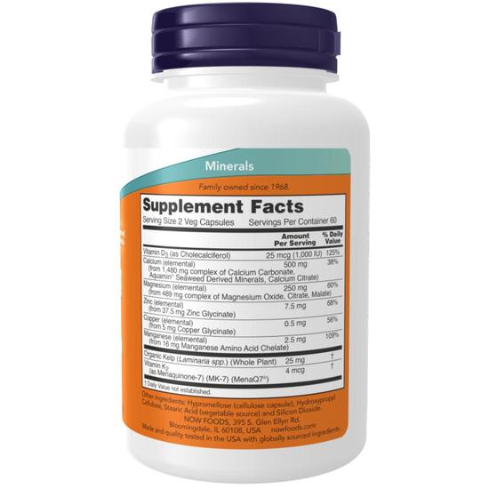 NOW Foods Cal-Mag Capsules 120 Capsules
