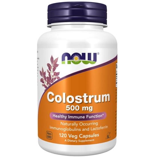 NOW Foods Colostrum 500mg Capsules 120 Capsules
