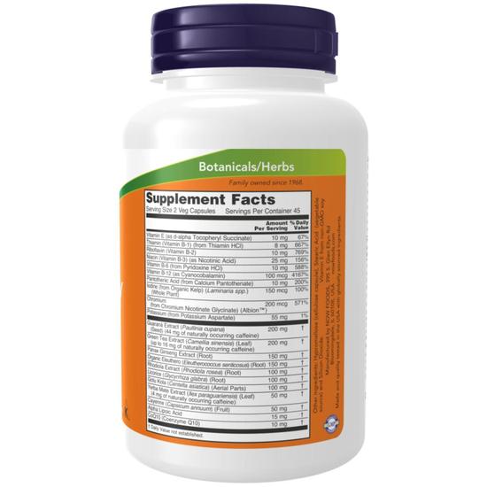 NOW Foods Energy Capsules 90 Capsules