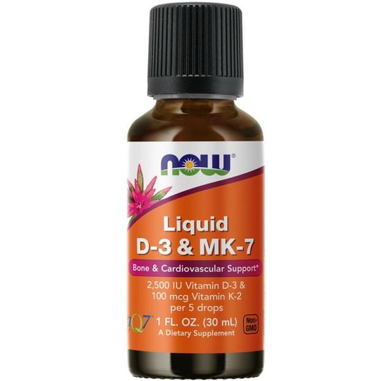 NOW Foods Liquid D-3 & MK-7