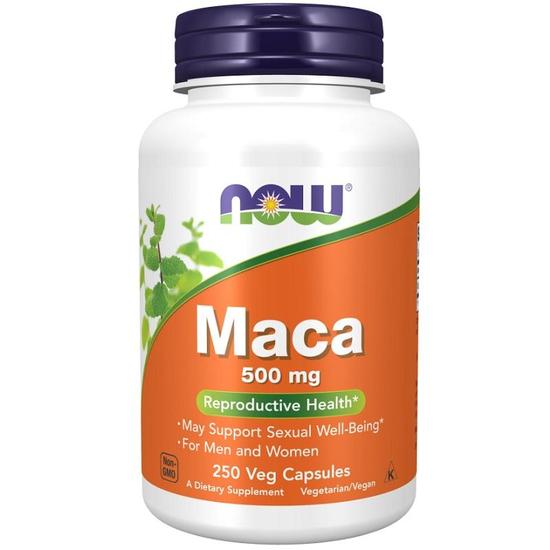 NOW Foods Maca 500mg Capsules 250 Capsules