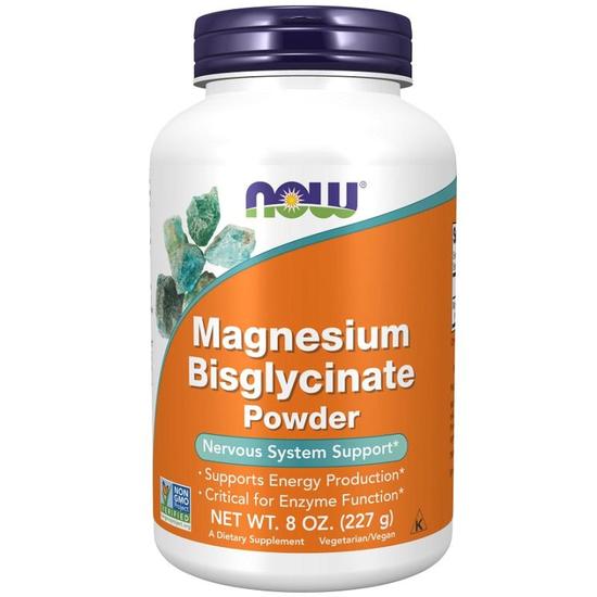 NOW Foods Magnesium Bisglycinate Powder 227g