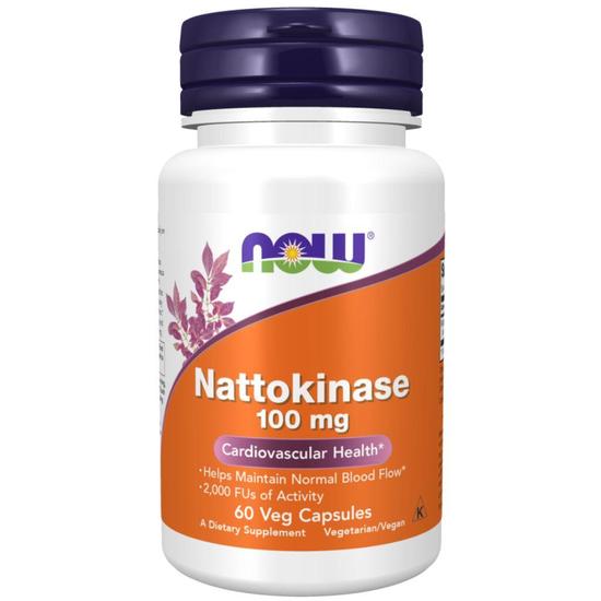 NOW Foods Nattokinase 100mg Capsules 60 Capsules