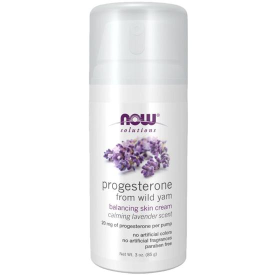 NOW Foods Natural Progesterone Balancing Skin Cream With Lavender