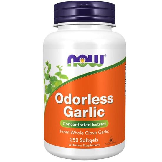 NOW Foods Odourless Garlic Softgels 250 Softgels
