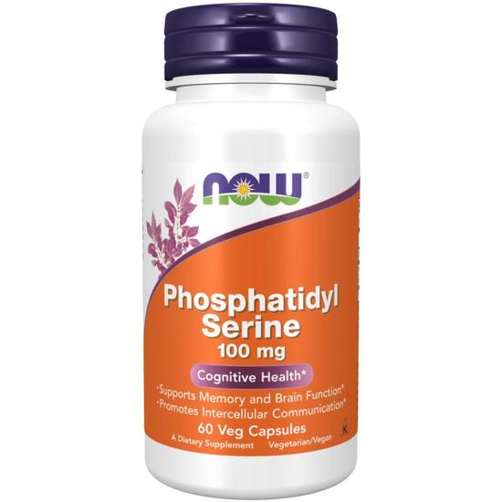 NOW Foods Phosphatidyl Serine 150mg Capsules 60 Capsules