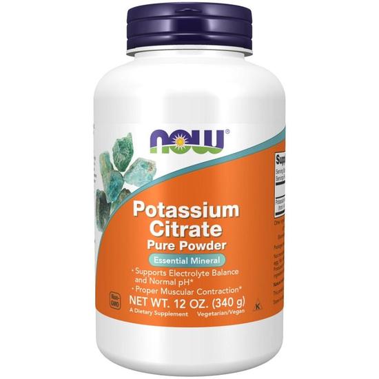 NOW Foods Potassium Citrate Pure Powder