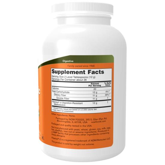 NOW Foods Prebiotic Fibre With Fibresol-2