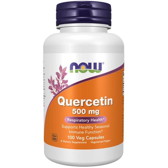 NOW Foods Quercetin 500mg Capsules 100 Capsules