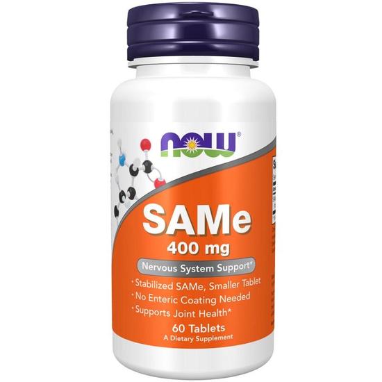NOW Foods SAMe 400mg Tablets 60 Tablets