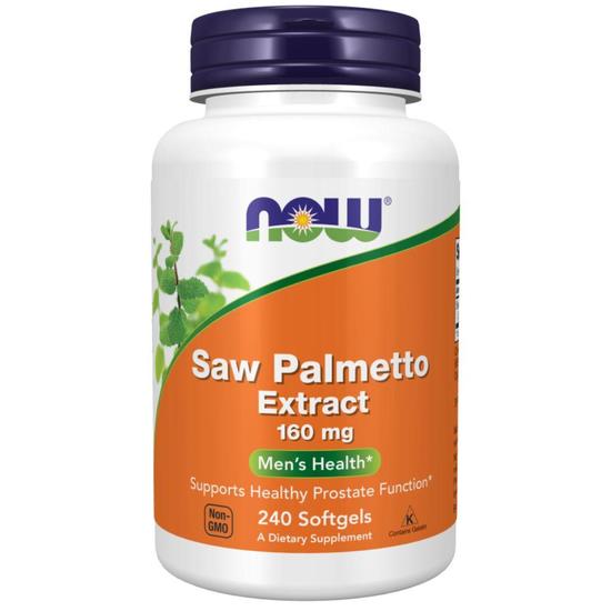 NOW Foods Saw Palmetto Extract 160mg Softgels 240 Softgels