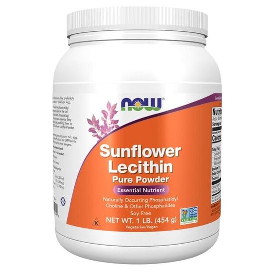 NOW Foods Sunflower Lecithin Pure Powder 454g