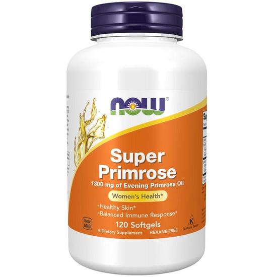 NOW Foods Super Primrose 1300mg Softgels 120 Softgels