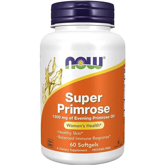 NOW Foods Super Primrose 1300mg Softgels 60 Softgels