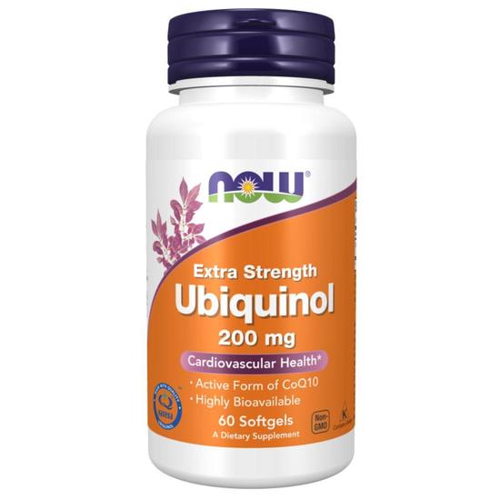 NOW Foods Ubiquinol 200mg Softgels 60 Softgels