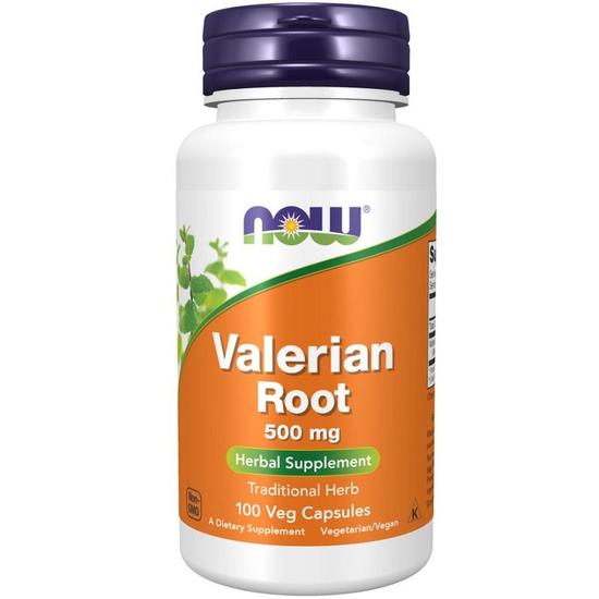 NOW Foods Valerian Root 500mg Capsules 100 Capsules
