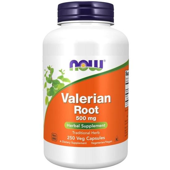 NOW Foods Valerian Root 500mg Capsules