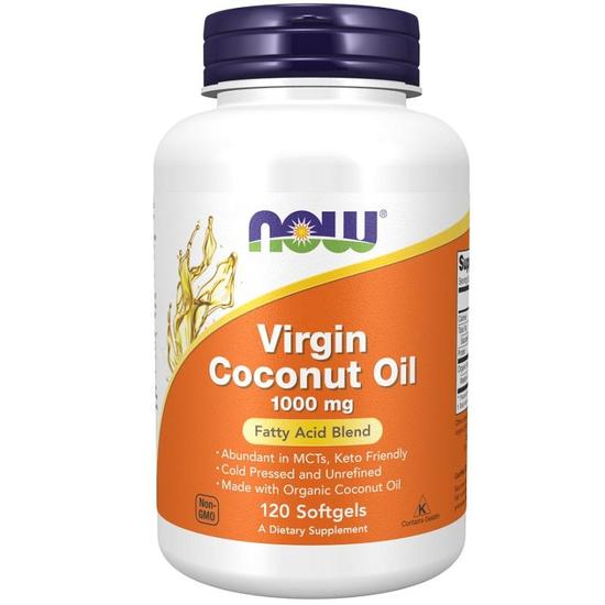 NOW Foods Virgin Coconut Oil 1000mg Softgels