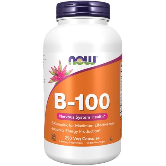 NOW Foods Vitamin B-100 Capsules