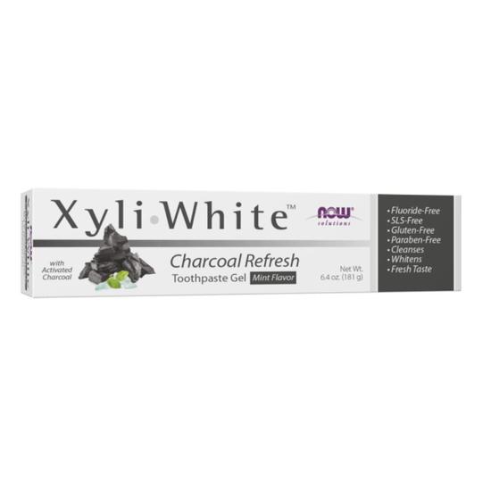 NOW Foods XyliWhite Charcoal Refresh Toothpaste Gel