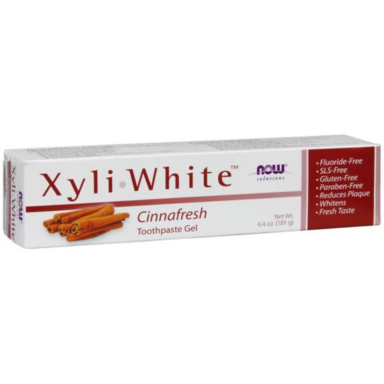 NOW Foods XyliWhite Cinnafresh Toothpaste Gel 181g