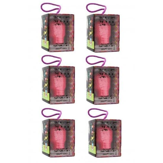NPW Skull Skull Soap On A Rope Box Of 6