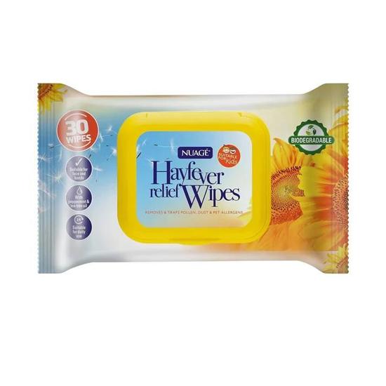 Nuage Hayfever Relief Wipes