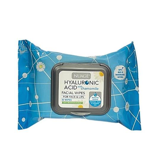 Nuage Hyaluronic Acid With Chamomile Facial Wipes 30 Wipes