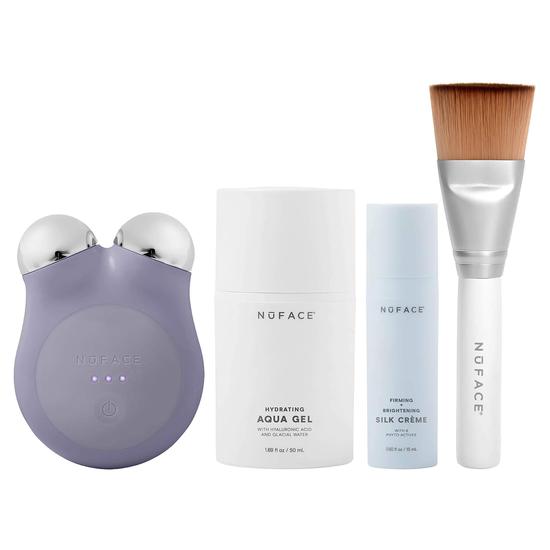 NuFACE Mini+ Facial Toning Starter Kit Violet Dusk