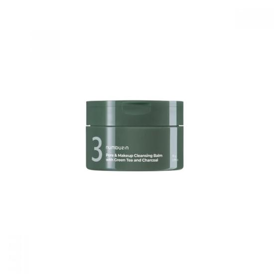 Numbuzin No.3 Pore & Makeup Cleansing Balm With Green Tea & Charcoal
