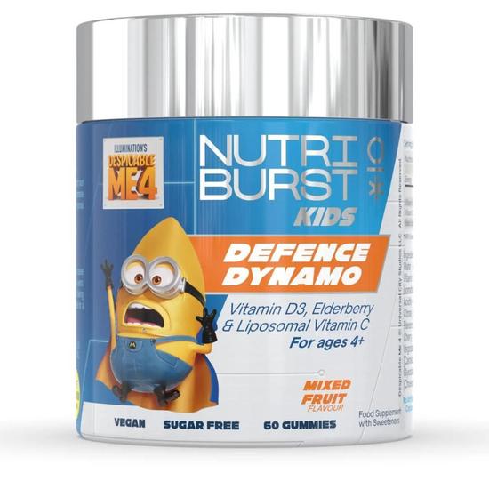 Nutriburst Kids Minions Defence Dynamo Gummies 60 Gummies